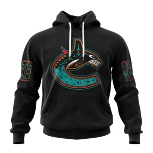 Hoodie NHL Vancouver Canucks Special First Nation Design Kits QTNHL080524A10HD