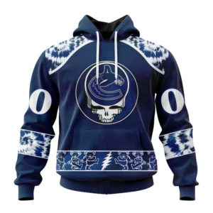 Hoodie NHL Vancouver Canucks Special Grateful Dead Design St2301 QTNHL080524A2193HD