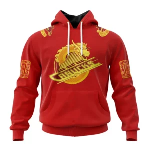 Hoodie NHL Vancouver Canucks Special Lunar New Year Personalized Kits QTNHL080524A166HD