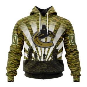 Hoodie NHL Vancouver Canucks Special Military Camo Kits For Veterans Day And Rememberance Day St2201 QTNHL080524A3462HD