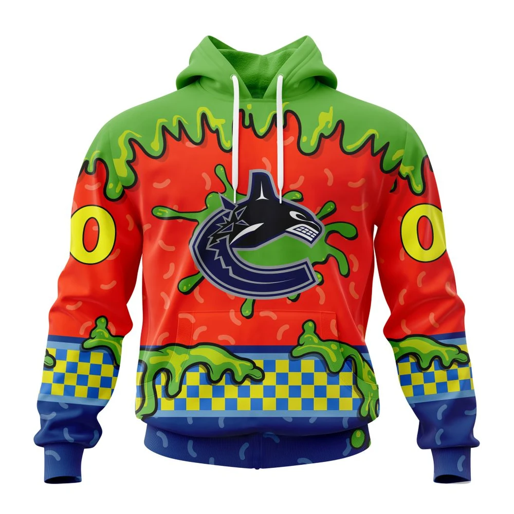 Hoodie NHL Vancouver Canucks Special Nickelodeon Design St2301 QTNHL080524A1169HD