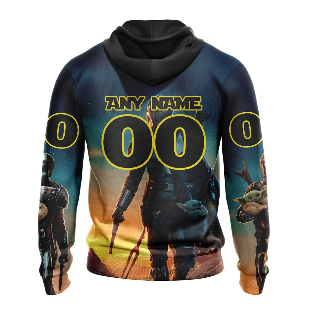 Hoodie NHL Vancouver Canucks Special Star Wars The Mandalorian Design St2401 QTNHL080524A691HD - Image 2