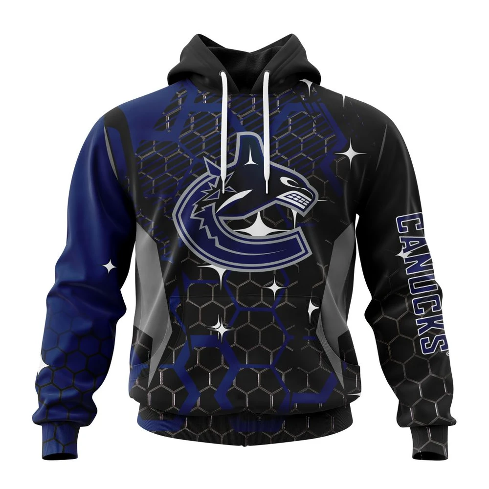 Hoodie NHL Vancouver Canucks, Specialized Design With Motocross Syle V0222 QTNHL080524A379HD