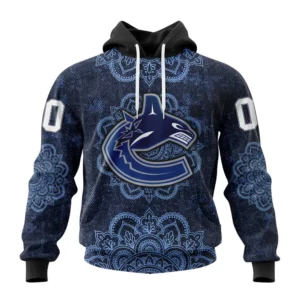 Hoodie NHL Vancouver Canucks, Specialized Mandala Style St2201 QTNHL080524A4041HD