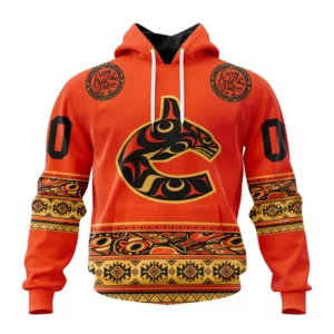 Hoodie NHL Vancouver Canucks, Specialized National Day For Truth And Reconciliation QTNHL080524A339HD