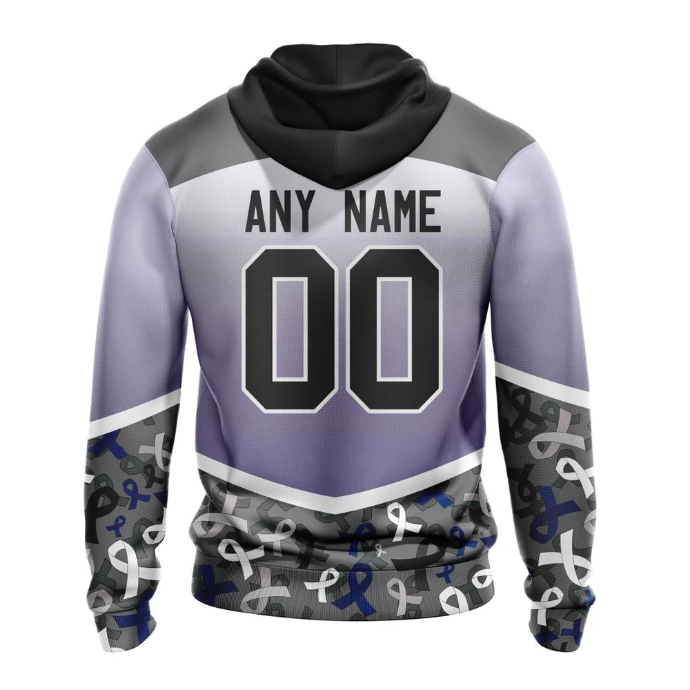 Hoodie NHL Vancouver Canucks, Specialized Sport Fights Again All Cancer V0122 QTNHL080524A3346HD - Image 2