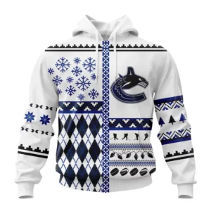 Hoodie NHL Vancouver Canucks, Specialized Unisex Christmas Is Coming V01 QTNHL080524A2900HD