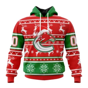 Hoodie NHL Vancouver Canucks, Specialized Unisex Christmas Is Coming V02 QTNHL080524A2949HD