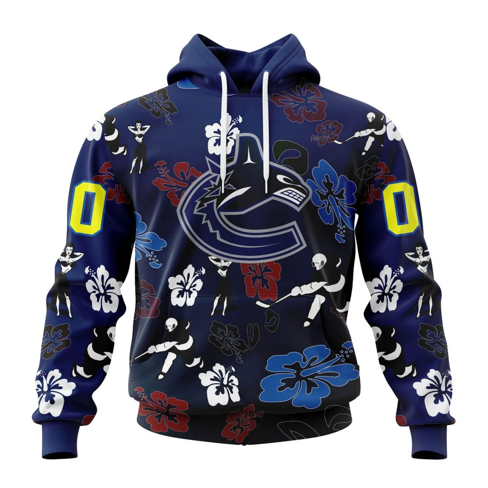 Hoodie NHL Vancouver Canucks X Hawaii Specialized Design For Hawaiia V0122 QTNHL080524A3799HD