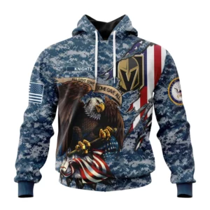 Hoodie NHL Vegas Golden Knights Honor Us Navy Veterans St2202 QTNHL080524A3143HD