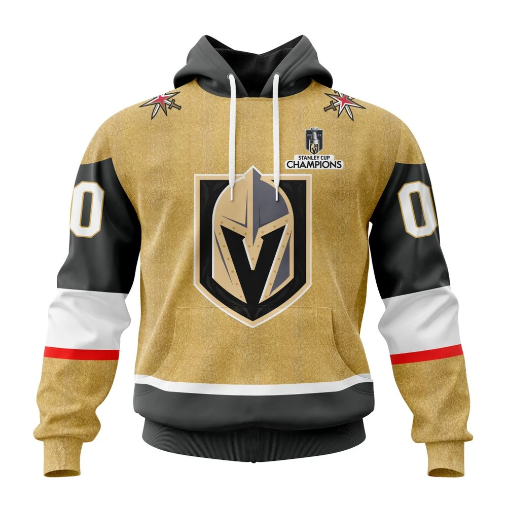 Hoodie NHL Vegas Golden Knights Personalized Home Kits QTNHL080524A1531HD