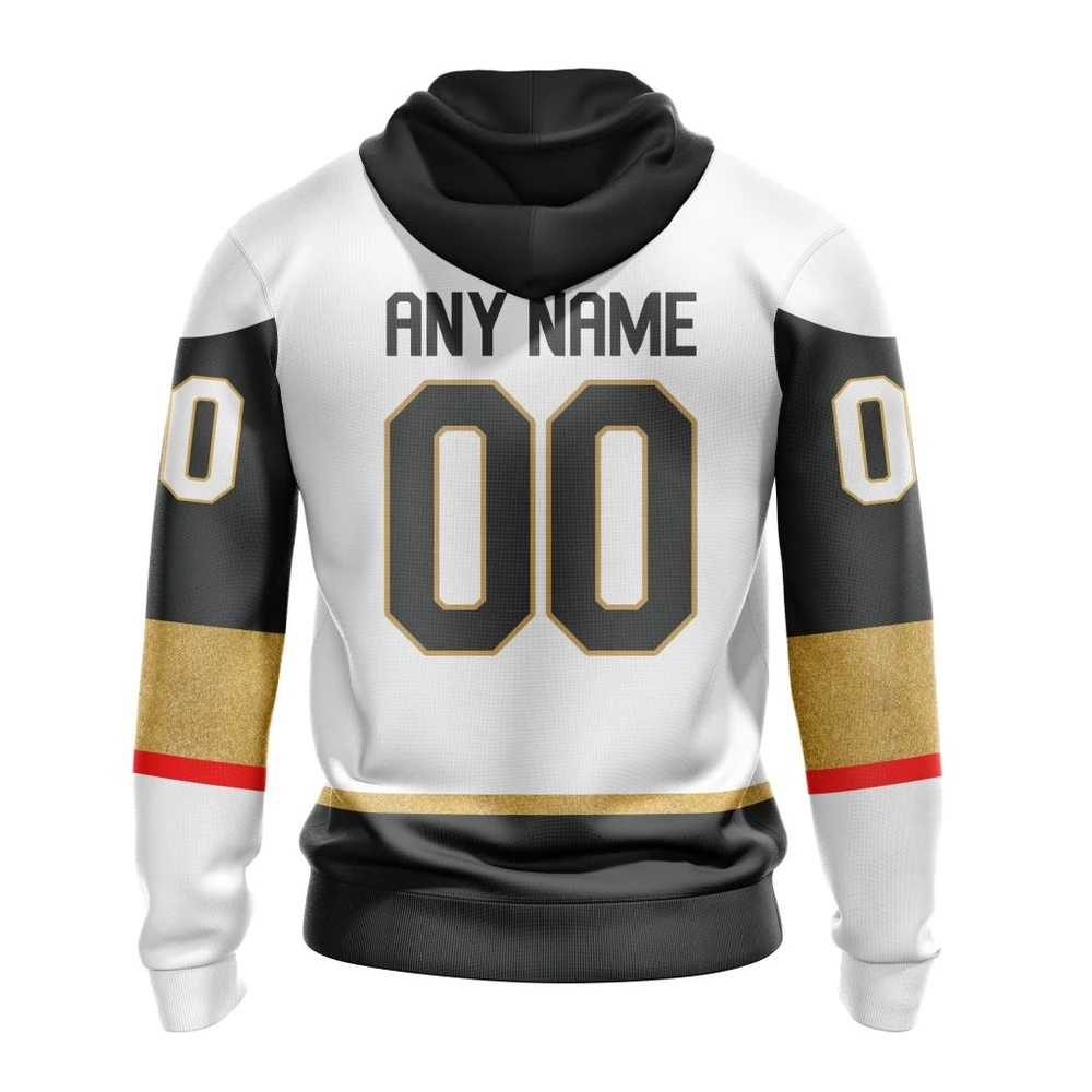 Hoodie NHL Vegas Golden Knights Personalized White Away Kits QTNHL080524A1429HD - Image 2