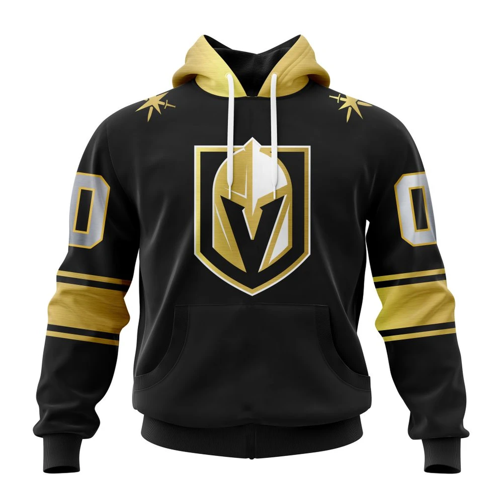 Hoodie NHL Vegas Golden Knights Special Black And Gold Design St2401 QTNHL080524A757HD