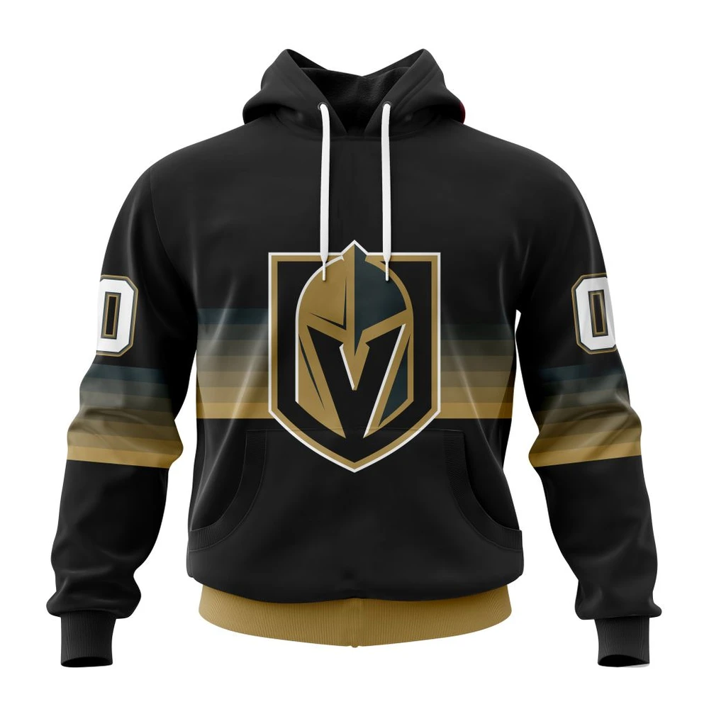 Hoodie NHL Vegas Golden Knights Special Black And Gradient Design St2301 QTNHL080524A1396HD