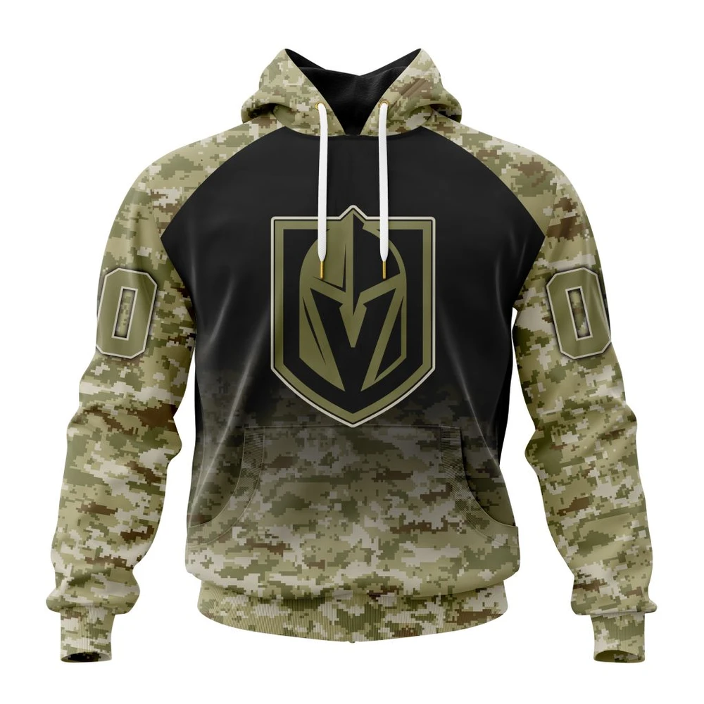 Hoodie NHL Vegas Golden Knights Special Camo Design For Veterans Day St2302 QTNHL080524A1765HD