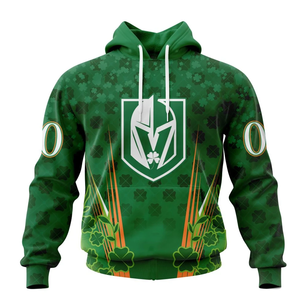 Hoodie NHL Vegas Golden Knights Special Design For St. Patrick's Day St2402 QTNHL080524A1139HD