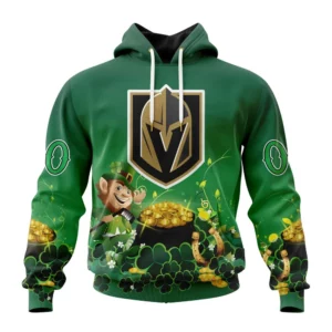 Hoodie NHL Vegas Golden Knights Special Design For St. Patrick&apos;s Day St2403 QTNHL080524A887HD