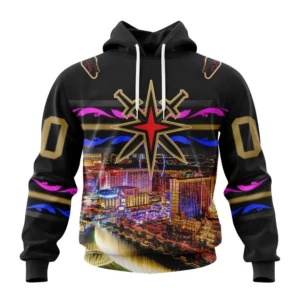 Hoodie NHL Vegas Golden Knights Special Design With Las Vegas Strip St2301 QTNHL080524A4081HD