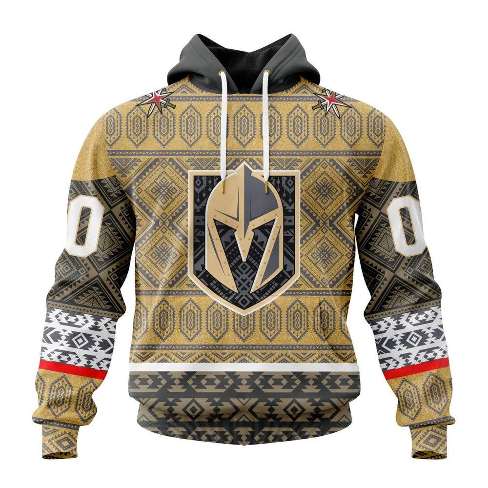 Hoodie NHL Vegas Golden Knights Special Design With Native Pattern St2303 QTNHL080524A1294HD