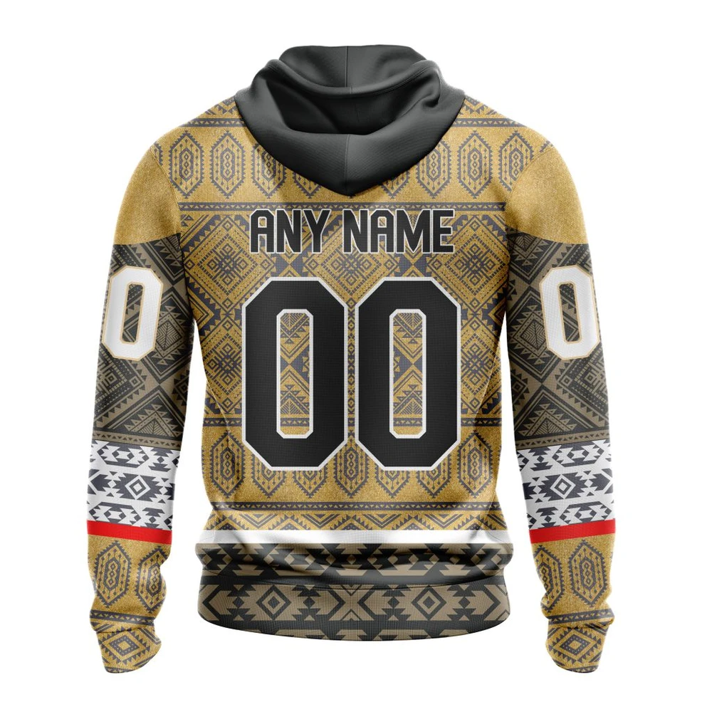 Hoodie NHL Vegas Golden Knights Special Design With Native Pattern St2303 QTNHL080524A1294HD - Image 2
