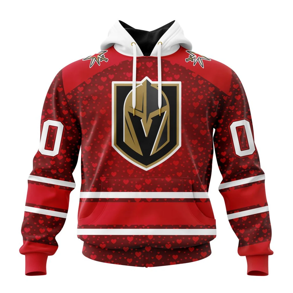 Hoodie NHL Vegas Golden Knights Special Gift For Valentines Day St2401 QTNHL080524A982HD