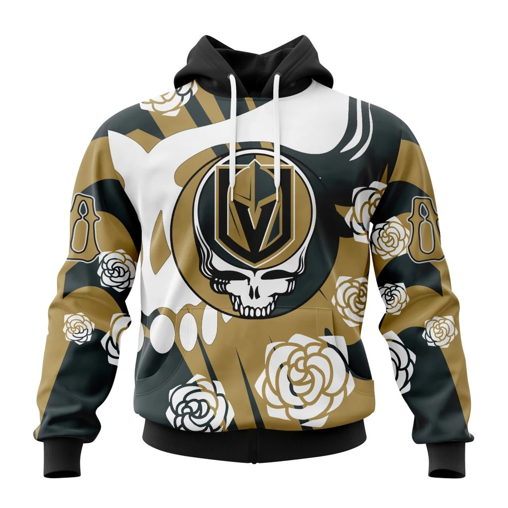 Hoodie NHL Vegas Golden Knights Special Grateful Dead Design St2305 QTNHL080524A1264HD