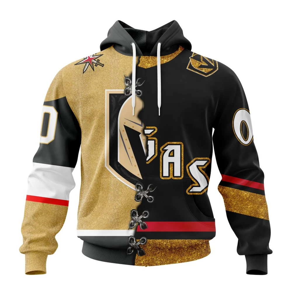 Hoodie NHL Vegas Golden Knights Special Home Mix Reverse Retro Personalized Kits QTNHL080524A919HD