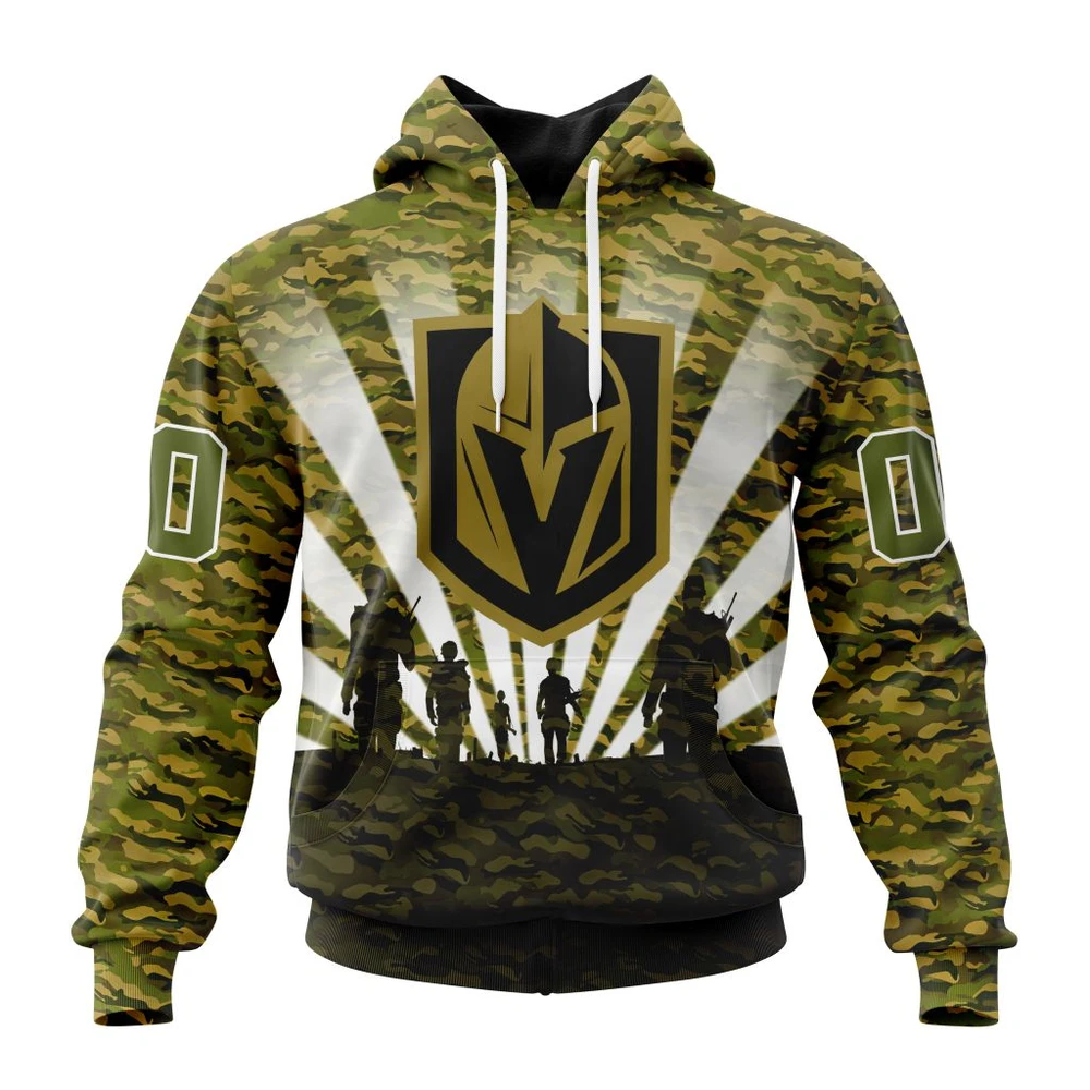Hoodie NHL Vegas Golden Knights Special Military Camo Kits For Veterans Day And Rememberance Day St2201 QTNHL080524A3479HD
