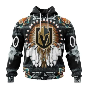 Hoodie NHL Vegas Golden Knights Special Native Costume Design St2202 QTNHL080524A2676HD