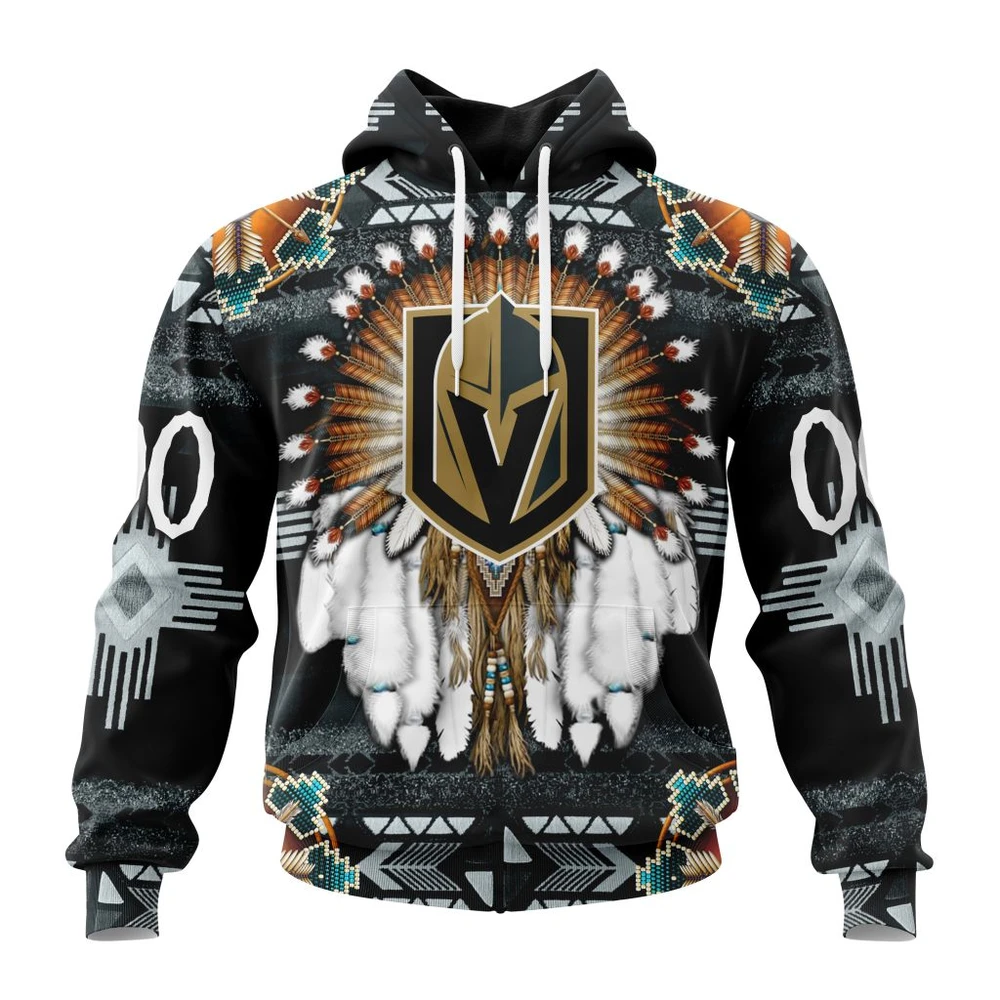 Hoodie NHL Vegas Golden Knights Special Native Costume Design St2202 QTNHL080524A2676HD