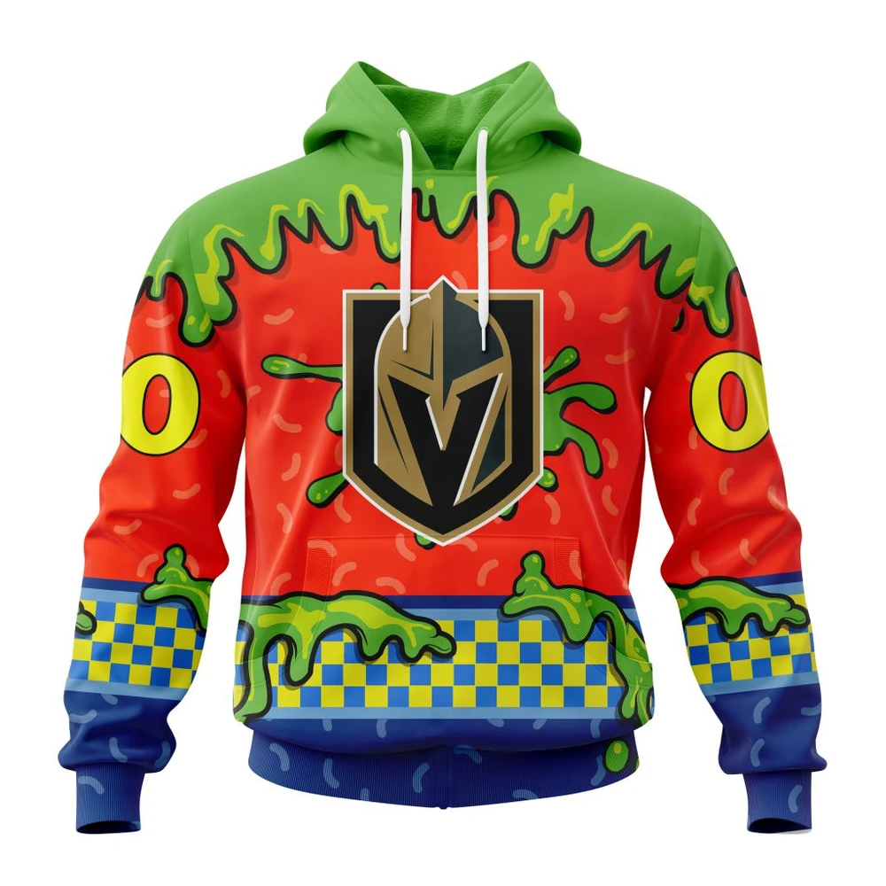 Hoodie NHL Vegas Golden Knights Special Nickelodeon Design St2301 QTNHL080524A1168HD