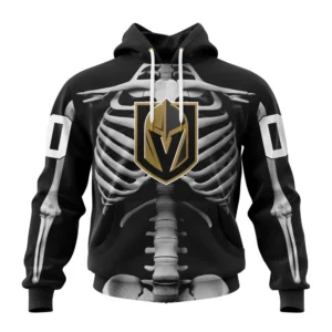 Hoodie NHL Vegas Golden Knights Special Skeleton Costume For Halloween St2301 QTNHL080524A2014HD