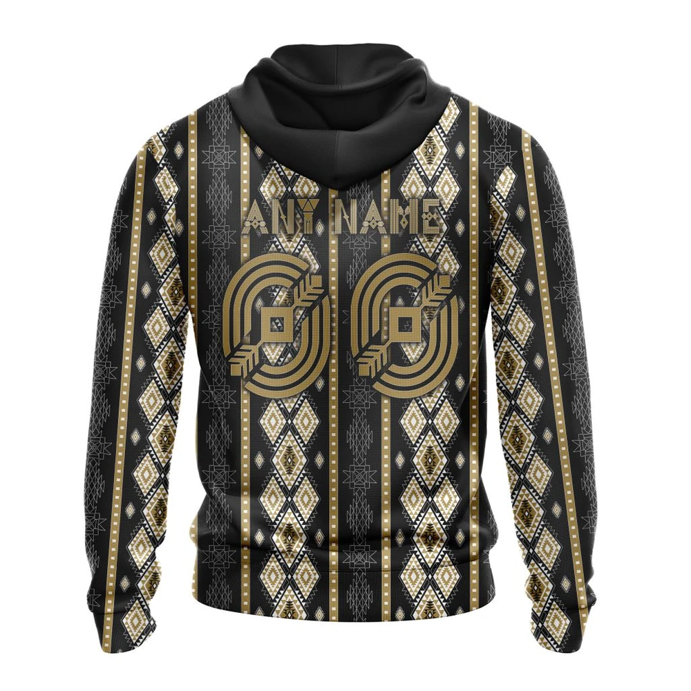 Hoodie NHL Vegas Golden Knights Special Skull Native Design St2301 QTNHL080524A2099HD - Image 2