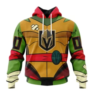 Hoodie NHL Vegas Golden Knights Special Teenage Mutant Ninja Turtles Design St2301 QTNHL080524A2258HD