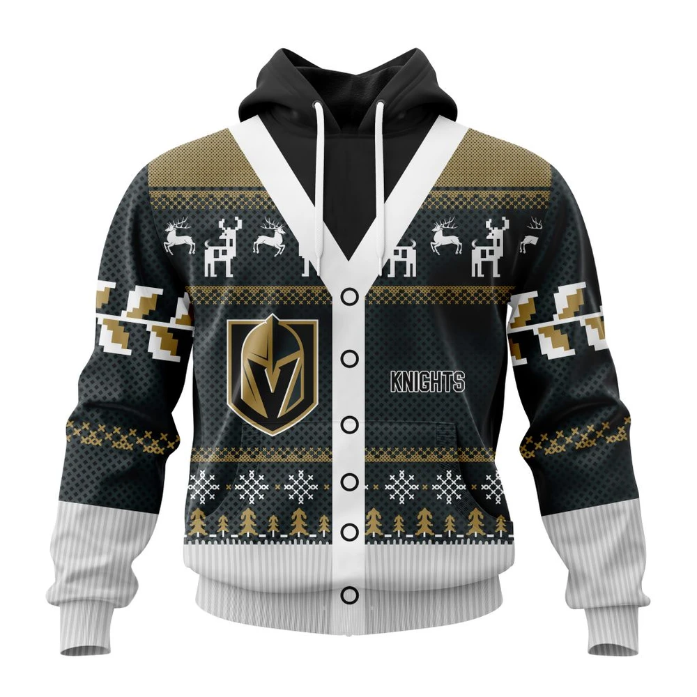 Hoodie NHL Vegas Golden Knights, Specialized Chrismas Season QTNHL080524A2782HD