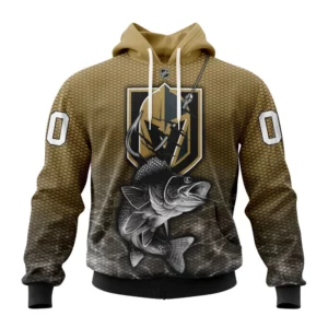 Hoodie NHL Vegas Golden Knights, Specialized Fishing Style St2201 QTNHL080524A3983HD
