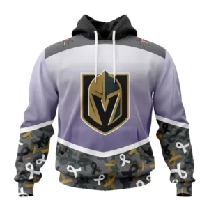 Hoodie NHL Vegas Golden Knights, Specialized Sport Fights Again All Cancer V0122 QTNHL080524A3345HD