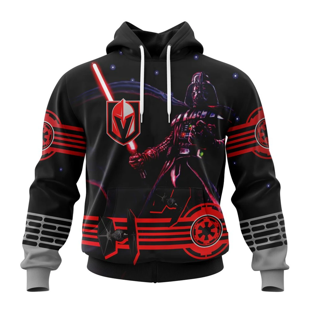 Hoodie NHL Vegas Golden Knights, Specialized Starwar Darth Vader Version Jersey QTNHL080524A3166HD