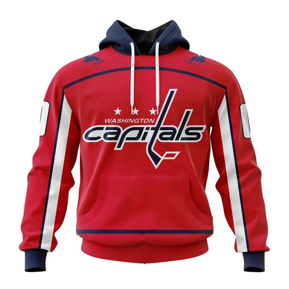 Hoodie NHL Washington Capitals Home Kits QTNHL080524A1523HD