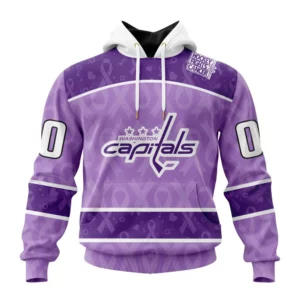 Hoodie NHL Washington Capitals New Lavender Hockey Fight Cancer St2301 QTNHL080524A1470HD