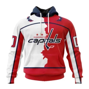 Hoodie NHL Washington Capitals Personalize Home Mix Away Kits QTNHL080524A1500HD
