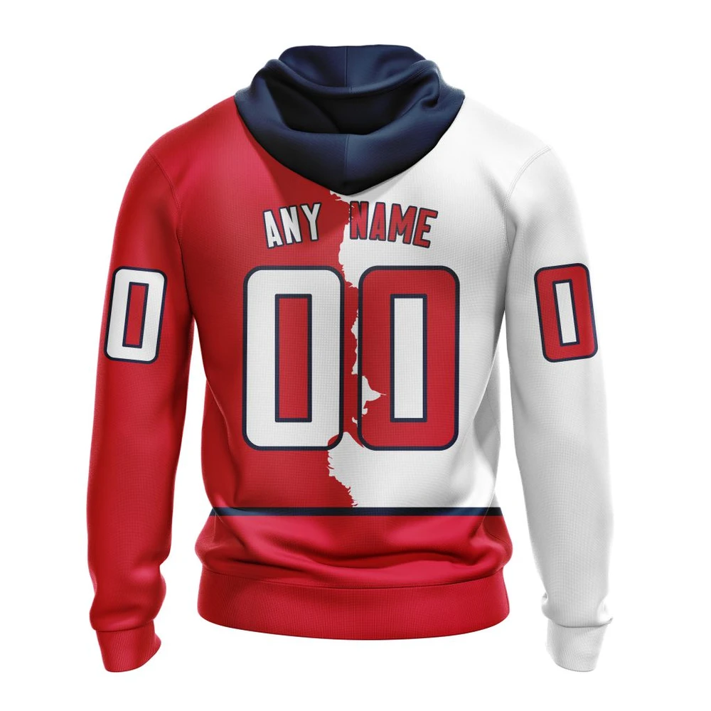Hoodie NHL Washington Capitals Personalize Home Mix Away Kits QTNHL080524A1500HD - Image 2