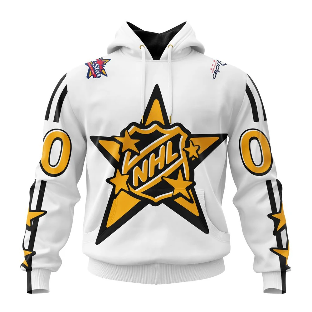 Hoodie NHL Washington Capitals Personalized NHL All-Star Game QTNHL080524A821HD