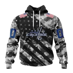 Hoodie NHL Washington Capitals Special Camo Military Design St2301 QTNHL080524A2163HD