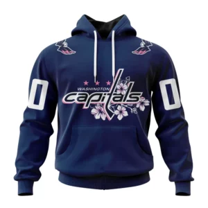 Hoodie NHL Washington Capitals Special Cherry Blossom QTNHL080524A271HD
