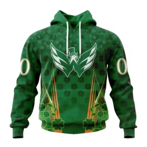 Hoodie NHL Washington Capitals Special Design For St. Patrick&apos;s Day St2402 QTNHL080524A1138HD