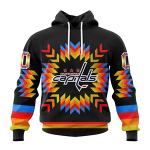 Hoodie NHL Washington Capitals Special Design With Native Pattern St2306 QTNHL080524A1012HD