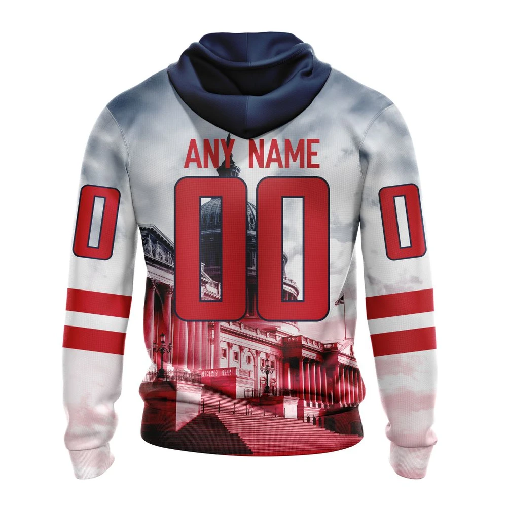 Hoodie NHL Washington Capitals Special Design With The Capitol Building St2301 QTNHL080524A4082HD - Image 2