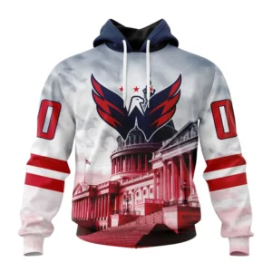 Hoodie NHL Washington Capitals Special Design With The Capitol Building St2301 QTNHL080524A4082HD