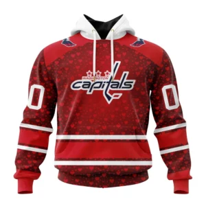 Hoodie NHL Washington Capitals Special Gift For Valentines Day St2401 QTNHL080524A981HD